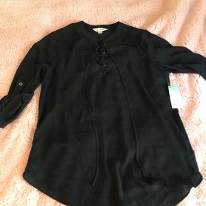 Decree black dress shirt